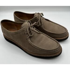 Clarks Womens Oxfords Glick Bayview Sage Nubuck Leather Shoes Academia 10 12-07